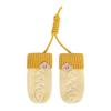 Kids Winter Knit Mittens With Neck Strap Warm Fleece-Lined Unisex Gloves Ages 3-6 Soft Acrylic Multiple Color Combos