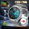 New 1100mAh Large Battery Smart Watch Men Compass LED Flashlight 3ATM Waterproof Bluetooth Call Heart Rate Sports Smartwatch