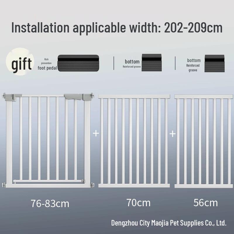 Indoor Pet Gate & Stairway Guard - No Drill Dog Fence & Playpen