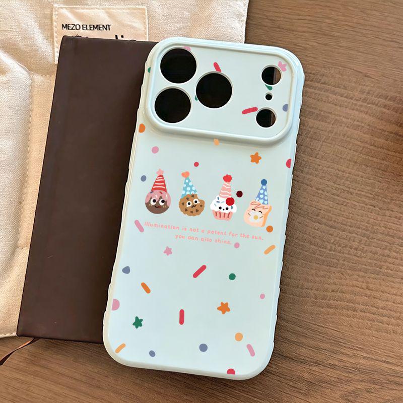 

Sweet Donut Heart Large Window Phone Case for Apple 17 Pro Max, 16 Pro, 15, 13 Apple 11 Pro Max