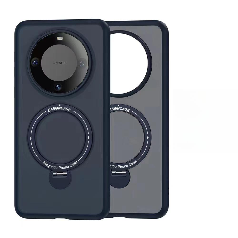 360 Rotating Bracket Is Suitable for Huawei Mate60pro Strong Magnetic Suction Mobile Phone Case MATE60 Full-pack Anti-fall Protection Case