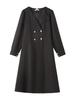 Plus Size Women's Mid-Length Korean Style Slimming Windbreaker Jacket for Autumn/Winter