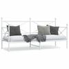 VidaXL Daybed Without Mattress White 80x200 Cm Steel, Sofa Bed, Comfortable Sofa Bed, Daybed with Mattress, Bed 4104680