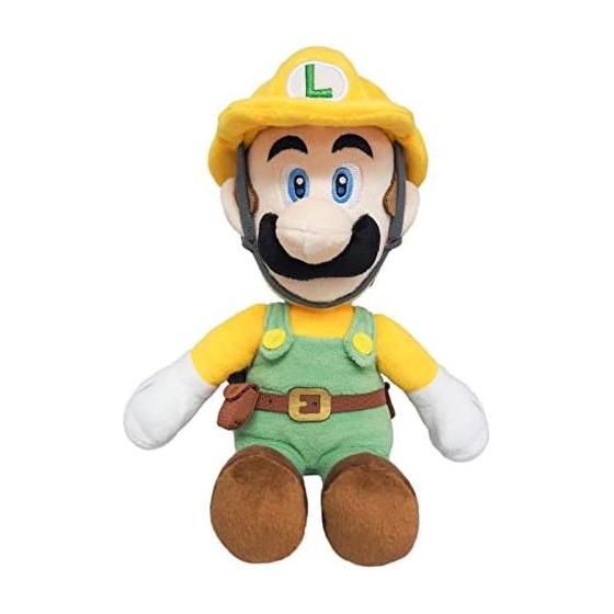 San-Ei Boeki Super Mario Maker 2 Builder Luigi (S) Plush SMM02
