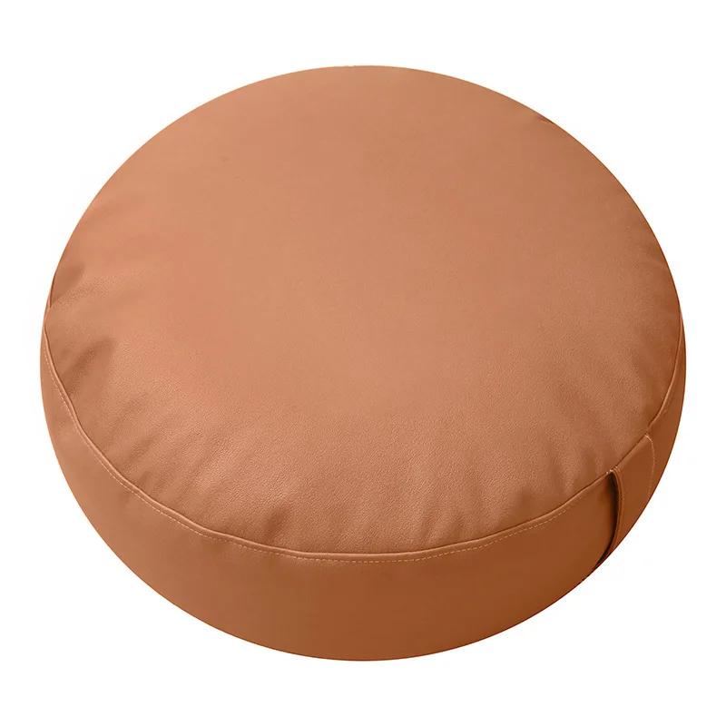 Faux Suede Ottoman Pouf Decorative Soft Foot Rest with Removable Cover Living Room Bedroom Dorm and Office Furniture
