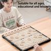 Großes chinesisches Schachspiel Tragbares magnetisches und klebendes Brett Strategie-Spiel-Set zum Lehren Lernen Partys Zuhause