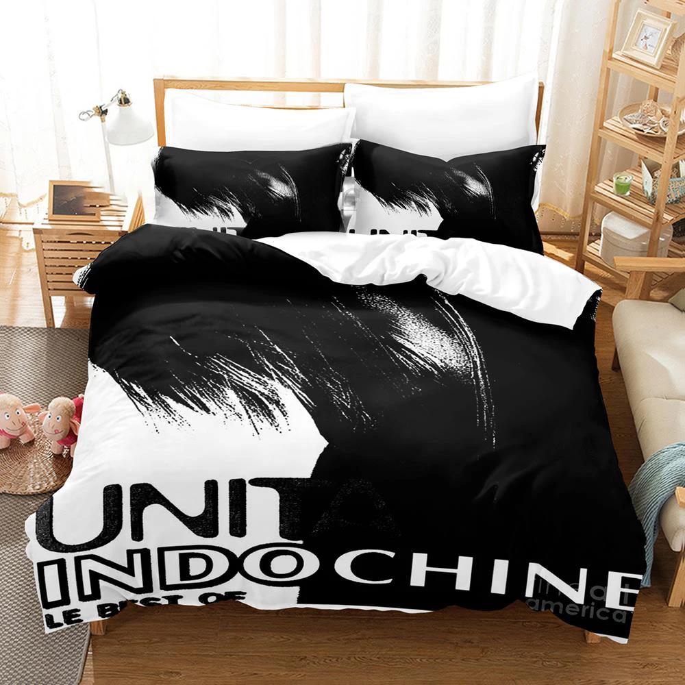 3D tisk Indochine Rock Povlečení Sada povlaků na polštář Single Twin Full Queen King Size Bed Set Sady přikrývek do ložnice pro děti