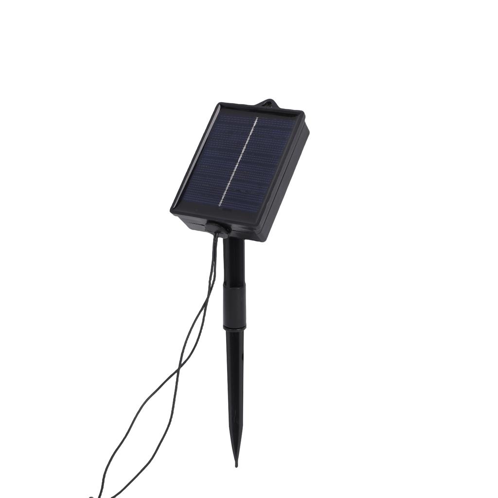 LED Solar String Lights 12M Ball Style Outdoor Rainproof Solar Powered with Remote Control 100 Lights 8 Lighting Modes
