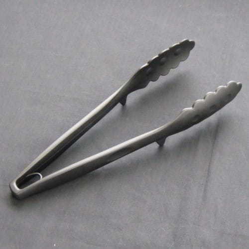 Nagao Tsubame-Sanjo Mini Tongs, Black, 21.8cm, 66 Nylon, Made in Japan