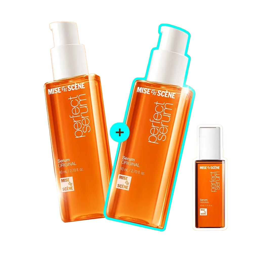 

mise en scène Perfect Serum Hair Oil Set 80ml + 80ml + 30ml – Original / Styling Variants Original Serum Set