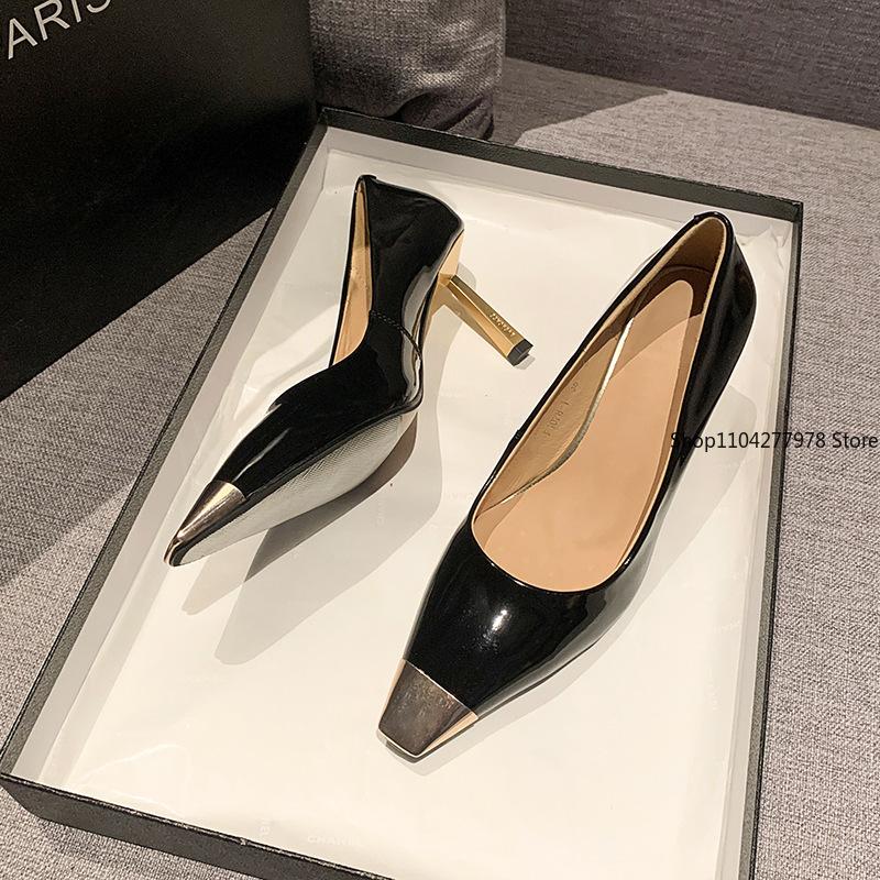 Fashion 2025 Spring New Brand Women Pumps Shoes Fashion Ladies Elegant Outdoor Dress Single Shoes Thin High Heel Party Pumps