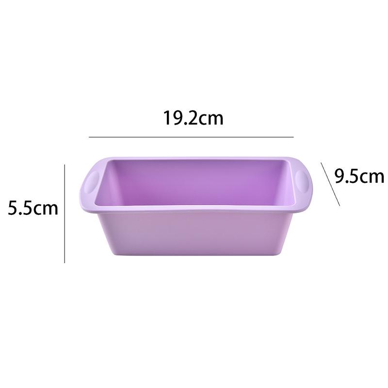 Rectangular Silicone Bread Mold Loaf Tin Cake Pan Toast Mould Nonstick Bakeware DIY Cake Brownie Baking Mold Kitchen Baking Tool