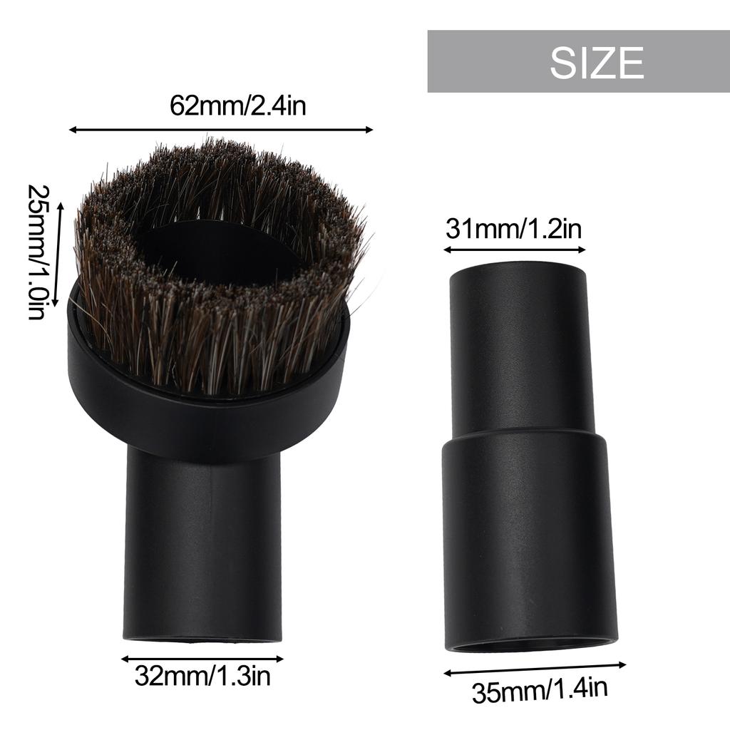Inner Diameter 32mm 35mm Round Brush Suction Head Home Vacuum Cleaner Practical Replacement Accessories