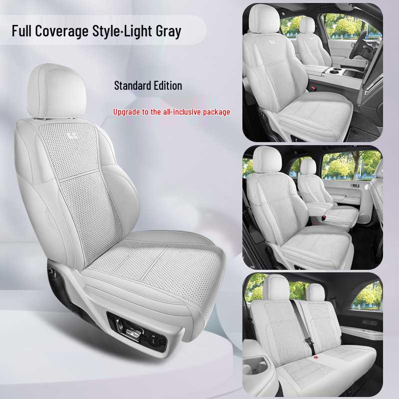 Ideal i8 Suede Saddle Pad: Breathable, Vehicle-Specific, Fully Enclosed, Six-Seater Car Seat Cushion