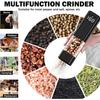 Electric Salt and Pepper Grinder Set,Rechargeable Electric Pepper Grinder with LED Display,Adjustable Coarseness,Large Capacity Refillable Salt