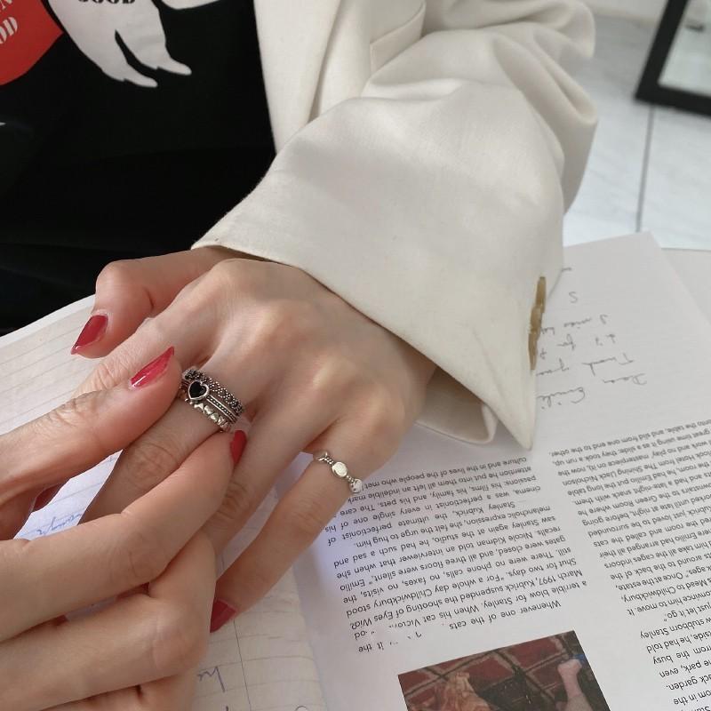 Pure S925 Lovely Silver Heart Shaped Ring For Women Ideal For Birthdays And Gifts