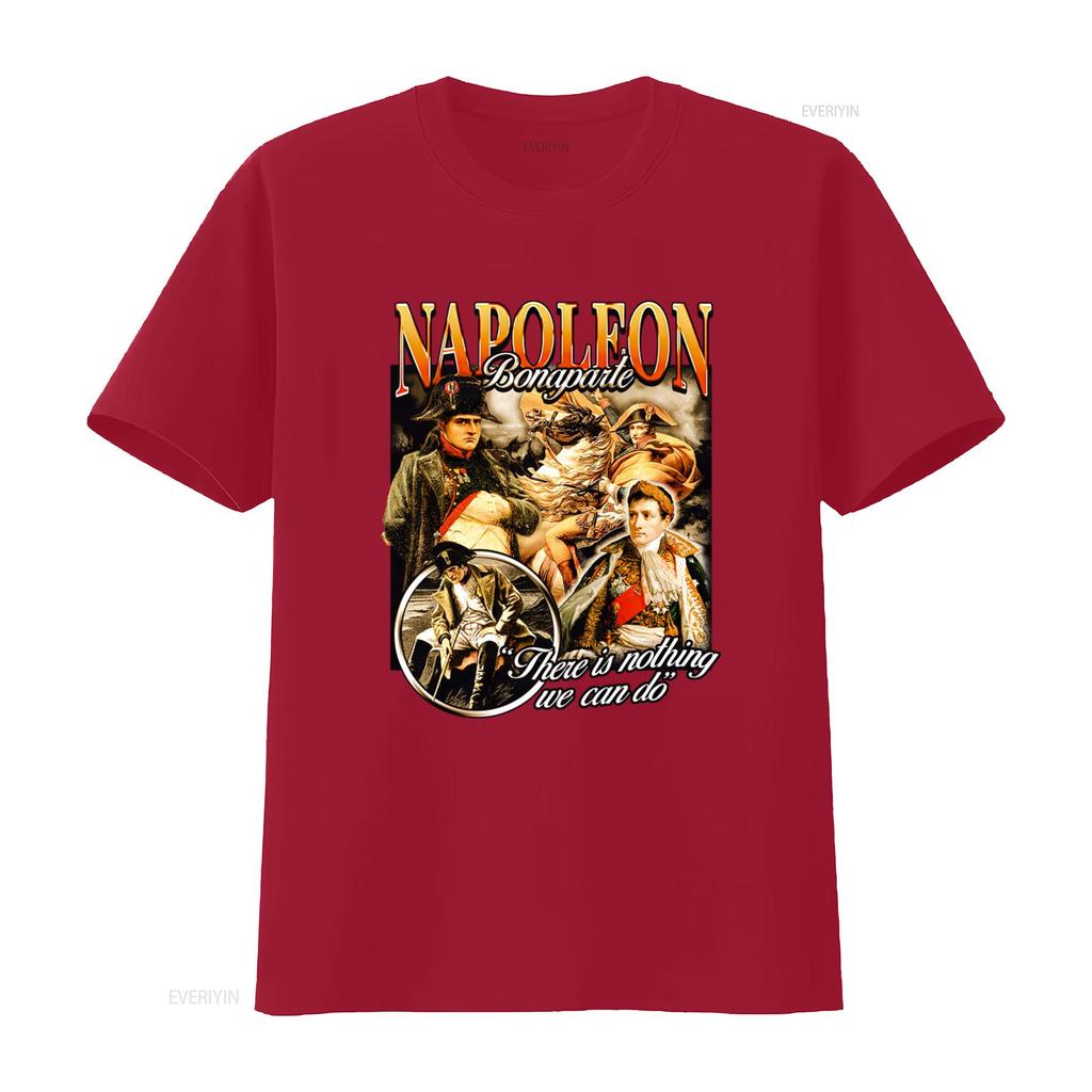 Vintage 90s Stijl Napoleon Bonaparte T-shirt Er Is Niets Dat We Kunnen Doen vintage Gewassen Casual Unisex man Licht