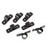 50 Set Suspension Clamp Tool Plastic with Gears for Hose Pex Copper CPVC Pipe Clamps 1 2in