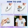 9Pcs 9 Styles Plastic Heat Transfer Film Logo Stickers Set for DIY T-Shirt Dog 95x49~75mm