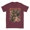 Cute Monkey Punch team punch Tee Shirt for Men Women New Arrival T Shirts  100 Cotton Clothing