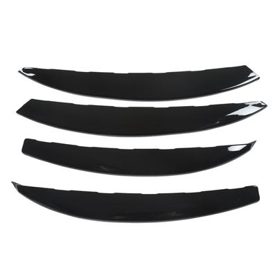 4 Pièces Grille de Phare Antibrouillard Avant Garniture Paupière Sourcil Bande Coupe-Vent Remplacement pour ‑ Classe C W206 06