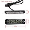 10PCS Strobe Light 12v-24v 6LED Truck Trailer Lights Stroboscopes  LED Car Light  Emergency Warning Hazard Flash Light
