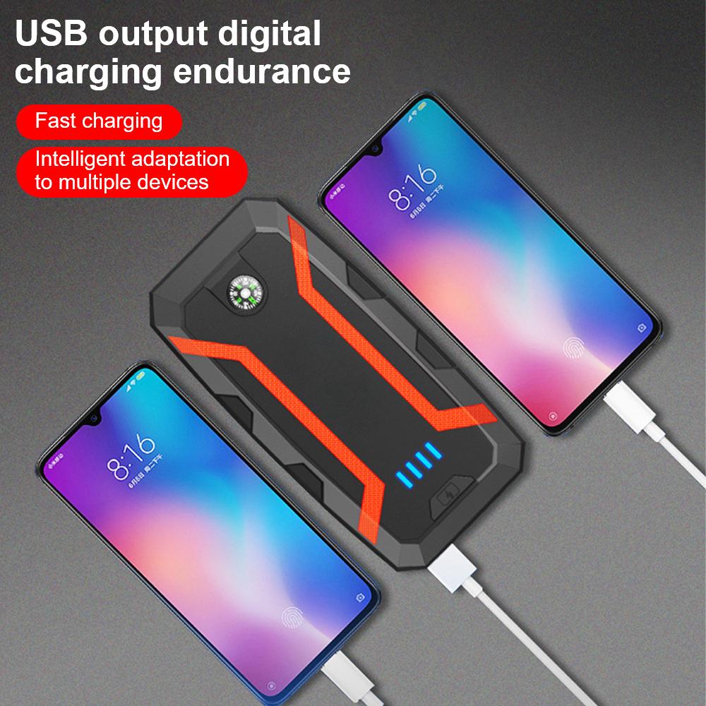 Power Bank Booster Accesorii auto Dispozitiv de pornire automată Pornire de urgență Pornire auto 12V 3000A Baterie auto pornire portabil 22200mWh