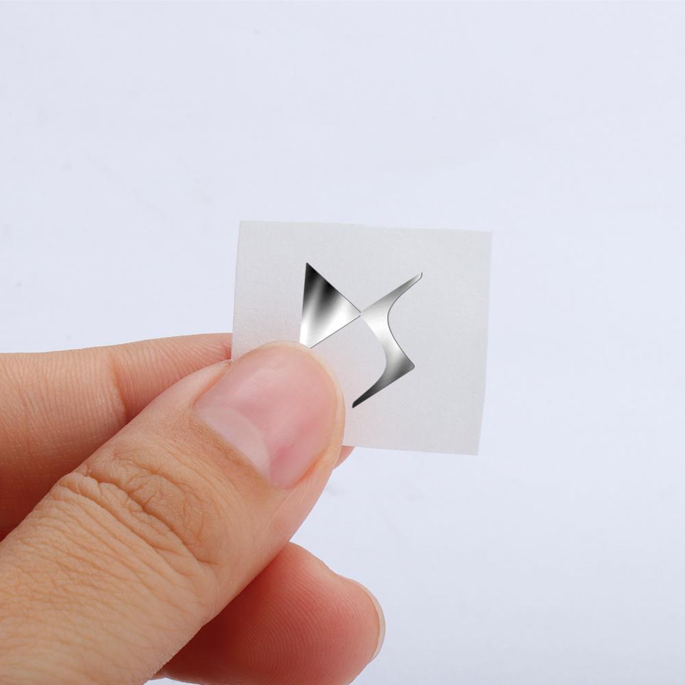 Car Accessories 5/10Pc Interior 3D Nickel Metal Decoration Sticker Badges For Citroen C3 Aircross C5 Aircross C4 Berlingo DS C1