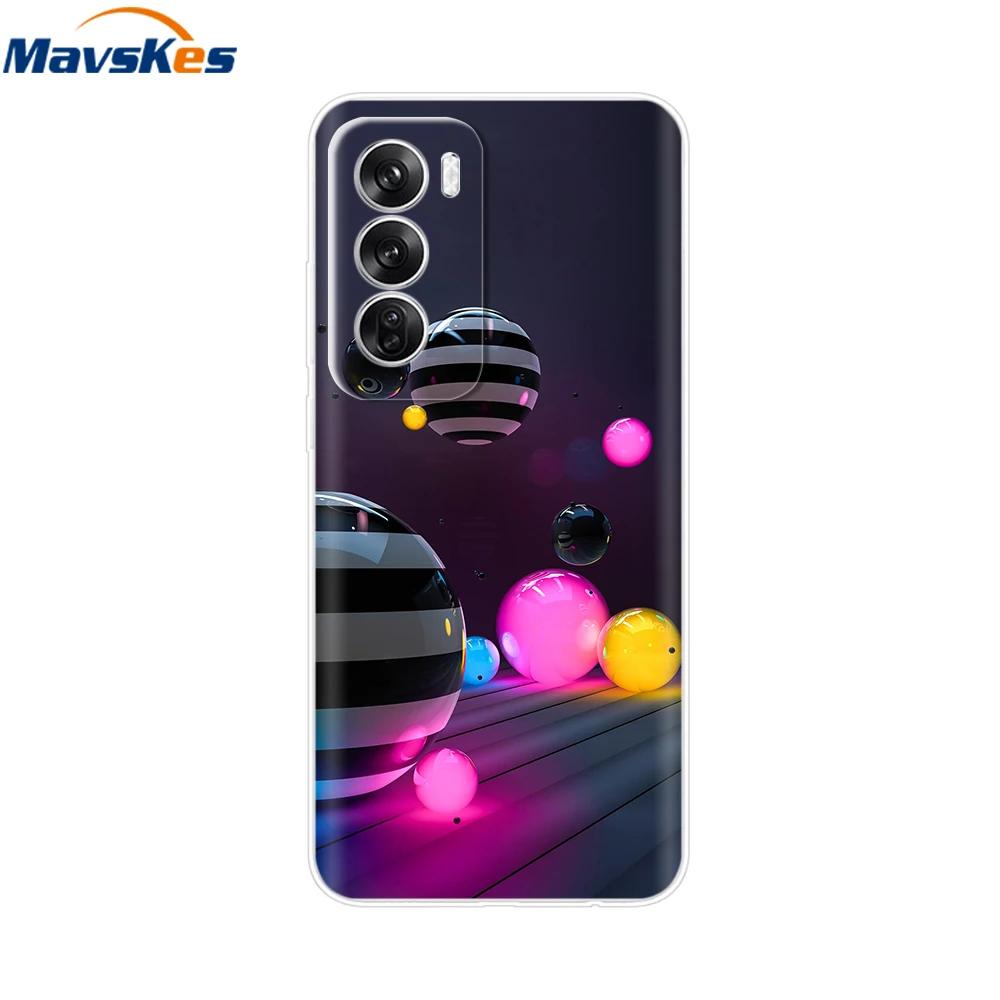 For OPPO Reno 12 5G Case Transparent Cover For OPPO Reno12 Pro 5G Reno12 Luxury Marble Soft Silicone TPU Phone Cases Funda Capas