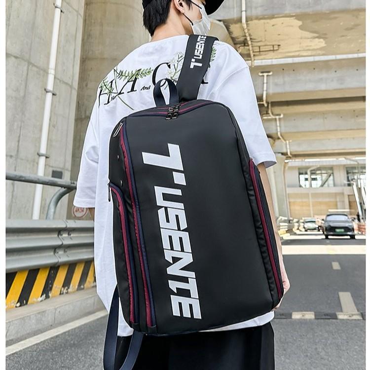 Schoolbag Men's 1011 New Trendy Brand Lightweight Versatile Large Capacity Sports Fitness Multi-Pocket Street Backpack Travel Backpack
