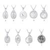 [ChicSilver] Virgin Mary Necklace, Women's, Sterling Silver 925, Miraculous Medal Pendant, Men's, Cross, Amulet, Accessory