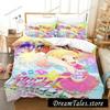 3D Printing Aikatsu! Cartoons Bedding Set Duvet Cover Bed Set Quilt Cover Pillowcase Comforter King Queen Size Adult Bedding741