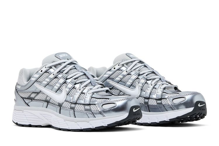 Women's Sneakers Nike P-6000 Grey Fog Metallic Cool Grey (Women's) Grey Fog/Metallic Cool Grey/Cool Grey/White