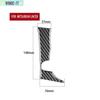 Carbon Fiber Information Button Cover Trim Decor For Mitsubishi Lancer 2008-2015