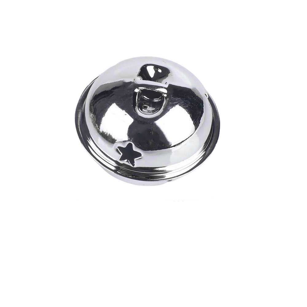 10pcs 30-40mm Bell Jingle Gold/Silver Christmas Tree Pendant Glitter Bell Hollow Star Sleigh Bell Christmas Tree Decoration