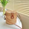 Handwoven Shoulder Bag Crossbody Bags Rattan Bag for Women Girl Vintage Handbag