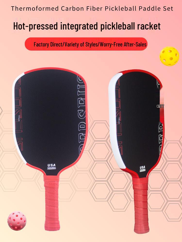 Carbon Fiber Pickleball Paddle - Agassi Style Set
