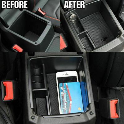 Car Armrest Box Storage For VW Tiguan 2018-2025 Central Console Storage Box Organizer Car Interior Accessories