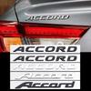 3D ABS Logo Emblem Letters Car Trunk Badge Rear Letter Label for Honda Accord Elysion CR-Z Odyssey SPIRIOR Accessories