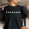 Women's Fashion Casual Long Sleeve Printed Round Neck Sweatshirt Top