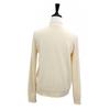 Shiz Madam Wool Cashmere Half Polo Knit With Pearl Decoration T57411