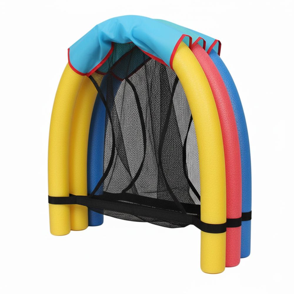 Kids Pool Noodle Chair Floating Buoyancy Bar Pool Float Lounger For Pool Adults Strong Floating Force No Leak Water Toy
