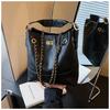 New Niche Rhombus Chain Large-Capacity Commuter Shoulder Messenger Bag Contrasting Color Portable Tote Bag Women
