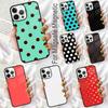 Red Black Gold Polka Dots Dot Soft Phone Case for iPhone 17 Air 16e Pro Max 15 Pro 13 14 Plus 11 12 MagSafe Magnetic Coque