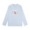 Lässiges Baumwoll-Langarm-T-Shirt für Damen, inspiriert von Hongkong - Vielseitig, lockere Passform, Basisschicht