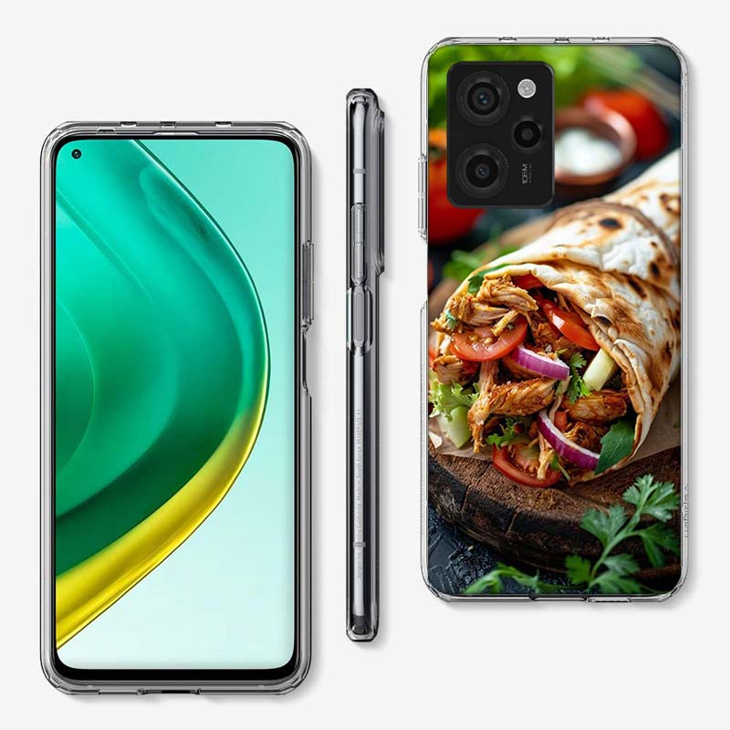 Käse Knuspriges Hähnchen Rindfleisch Verpackungsabdeckung Handyhülle Für Xiaomi Poco M8 M7 M6 M4 M3 X7 X6 X4 Pro F7 Ultra M5S Mi 14 14T 15 15T