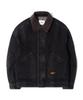 Qt8 Garments Rg Denim Placket Trucker Jacket (Black)