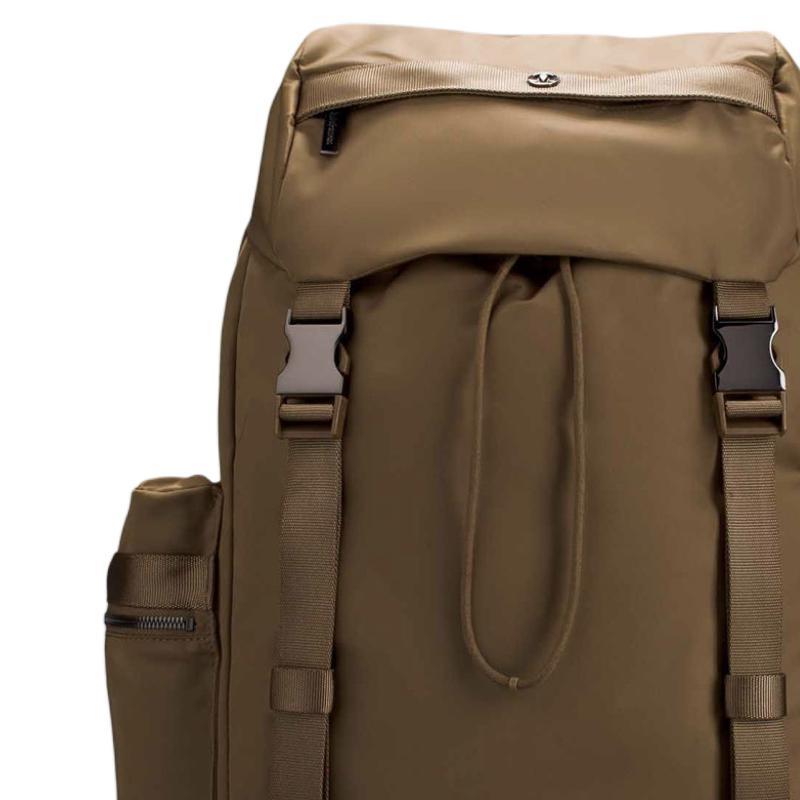 Lululemon Wunderlust 25L Lässiger Mode-Nylon-Rucksack Damenrucksack Gelbbraun LU9AS8S-ARTF
