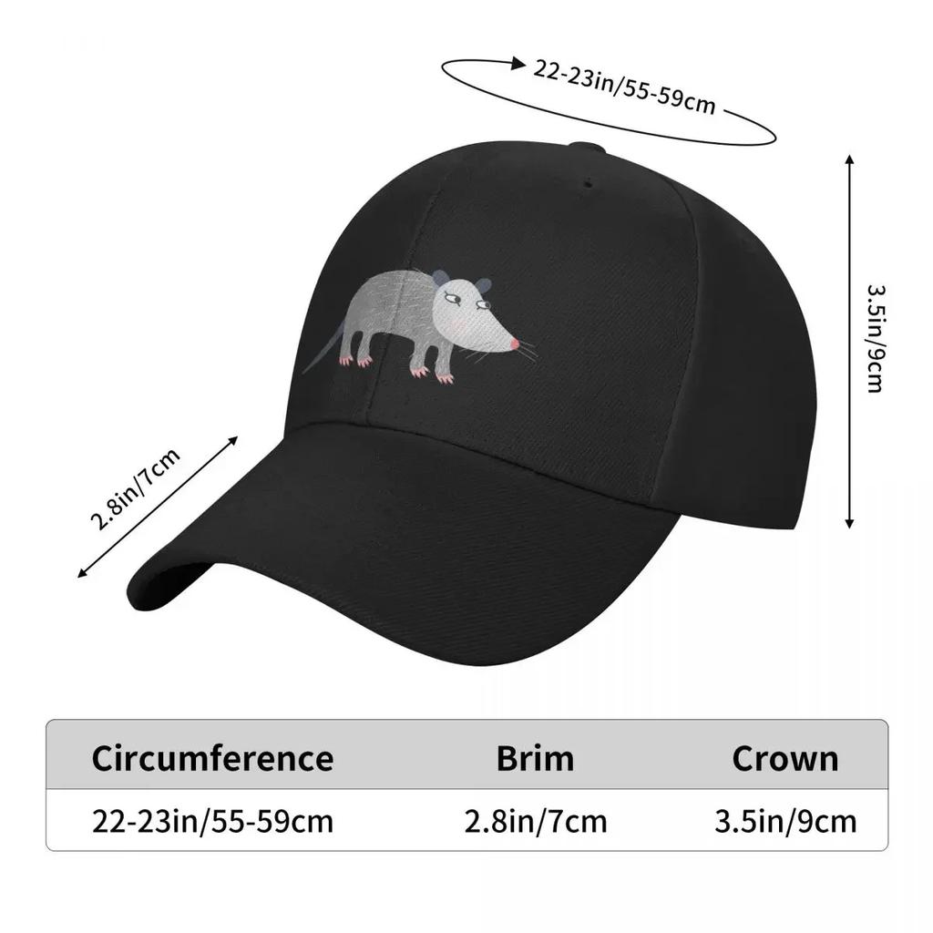 Possum Baseball Cap Sunscreen Luxury Unisex Hat Kids Hat Elegant Women's Hats Unisex's