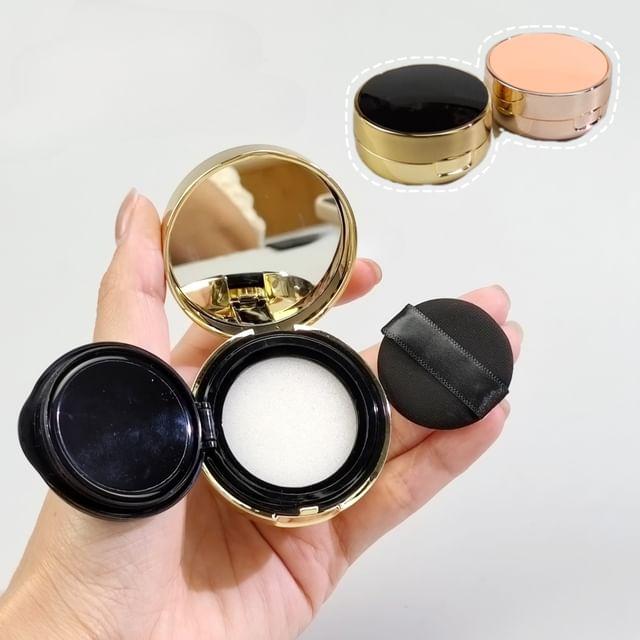Kochanie - Small Makeup Powder Case / Tool Kit / Set (Various Designs) With Tool Kit - Case - Rose Gold